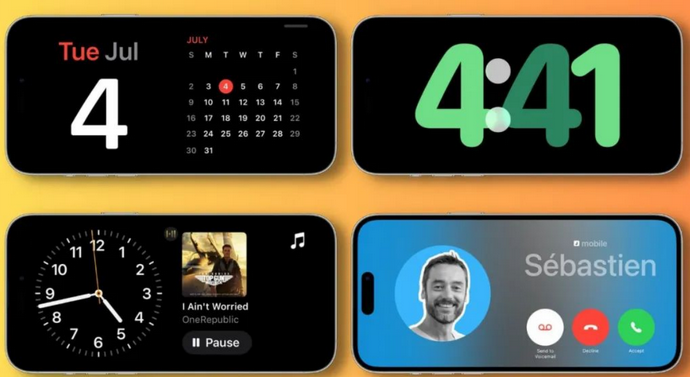 平凉苹果手机维修分享iOS17横屏充电待机显示有什么好处 