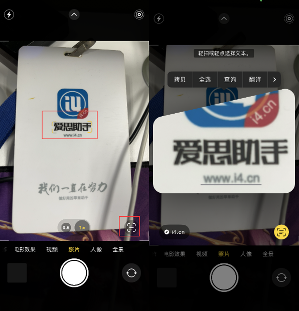 平凉苹果手机维修分享升级iOS 16后如何通过相机翻译文本 
