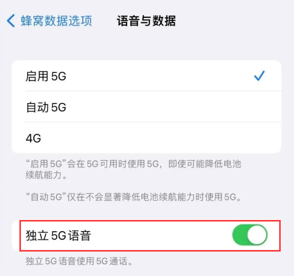 平凉苹果14维修分享iPhone 14 Pro如何开启VoNR 