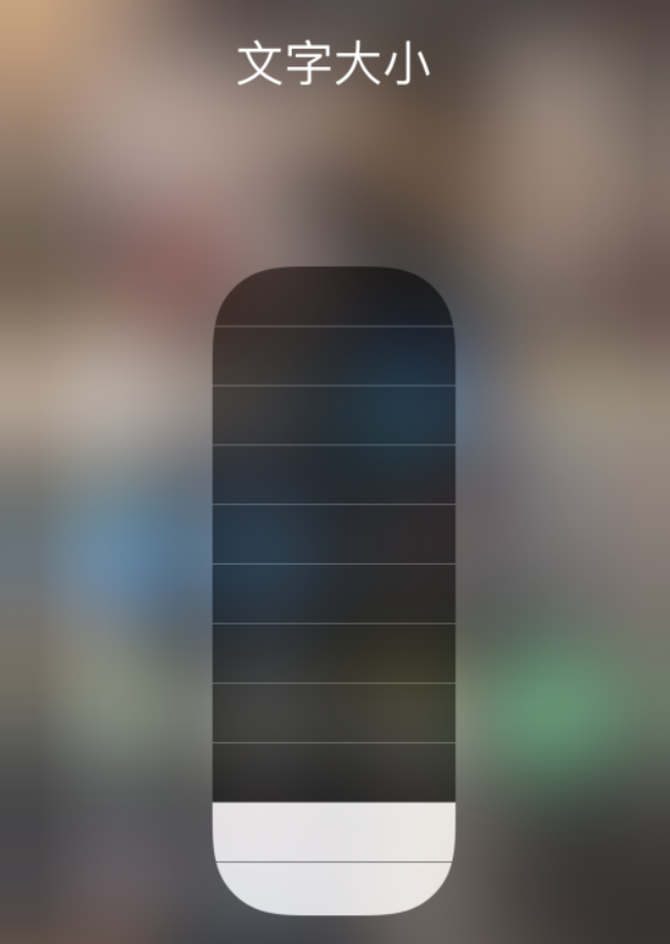 平凉苹果手机维修分享小技巧：在 iPhone 控制中心快速调节字体大小 