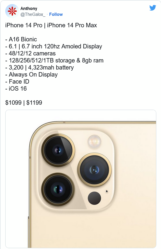 平凉苹果14维修分享iPhone 14全系涨价 