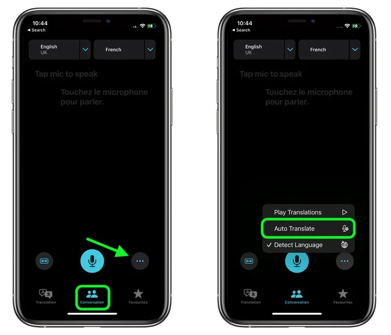 平凉苹果手机维修分享iOS 15 “翻译” App 新改进 