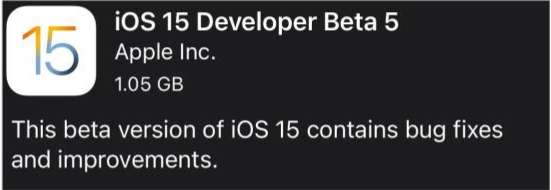 平凉苹果手机维修分享如何升级到iOS15.0 beta5 