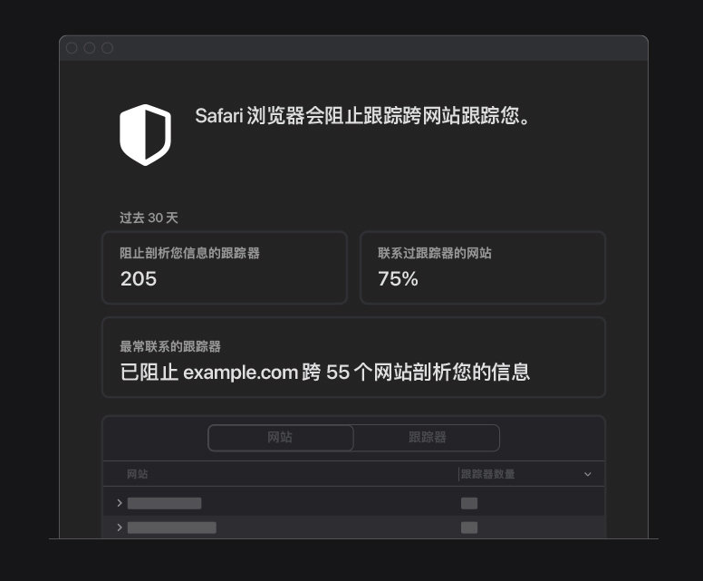 平凉苹果手机维修分享如何在 Safari 浏览器中查看和打开隐私报告 